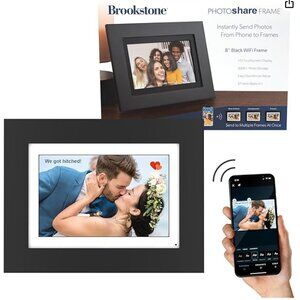 Brookstone PhotoShare Friends and Family Smart Frame 8-inch